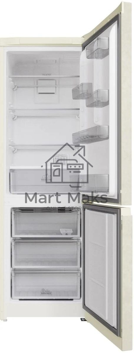 Холодильник Hotpoint HT 5180 AB мраморный двухкамерный 220/78л морозилка снизу, Total No Frost
