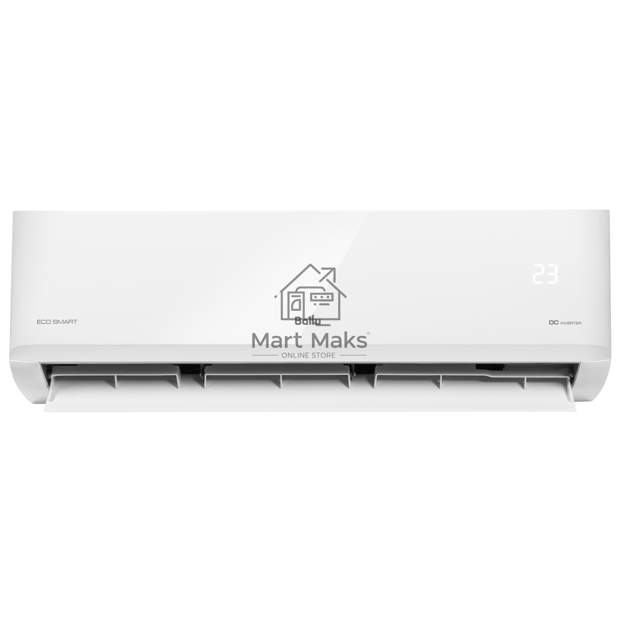 Блок внутренний мульти сплит-системы Ballu ECO Smart DC BSYI-FM/in-18HN8_V1/EU инвертор, 18000 BTU, 50 м², 31 дБ, охлаждение, обогрев, осушение, белый