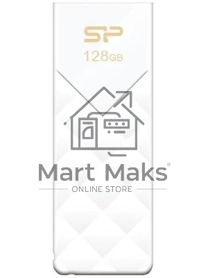 Флешка USB R/W 128Gb Silicon Power Blaze B03, USB 3.2, белый