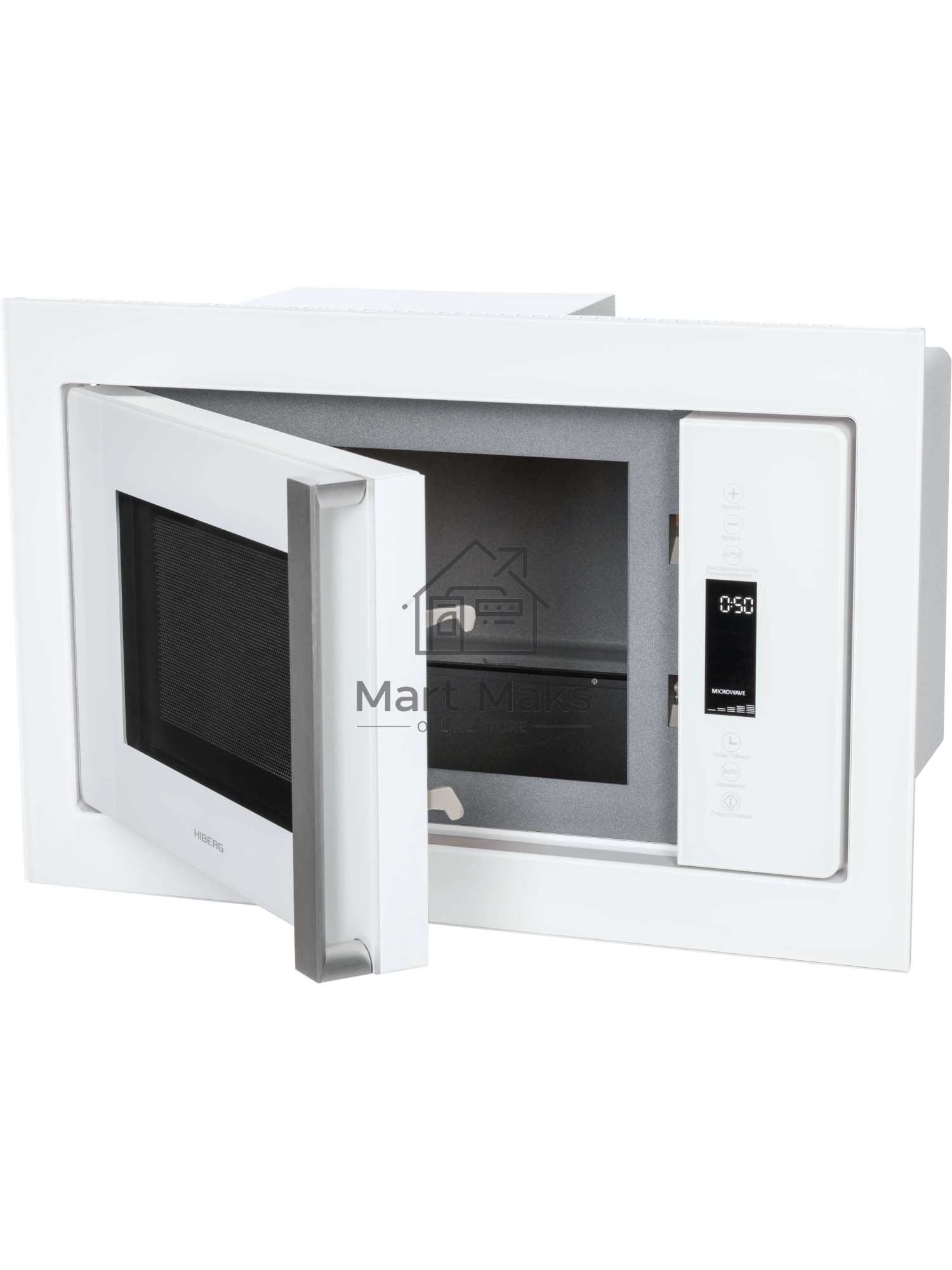 Встраиваемая микроволновая печь HIBERG i-VM 8505 W (инверторная)