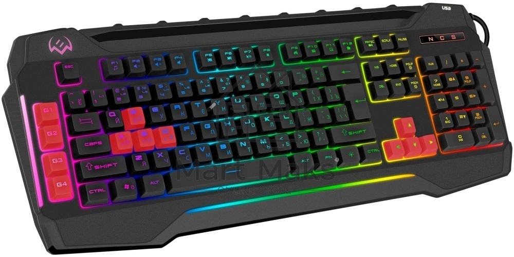 Клавиатура SVEN KB-G8800 проводная, USB Type-A, чёрный