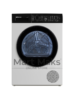 Сушильная машина Gressel UWD705 белый, 9 кг, сушка - конденсационная, программ - 15, 59.6 x 85.5 x 60.9 см