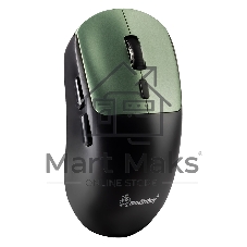 Мышь игровая беспроводная Dual BT+USB с зарядкой Smartbuy X7 черно-зеленая (SBM777DGG) /40.  