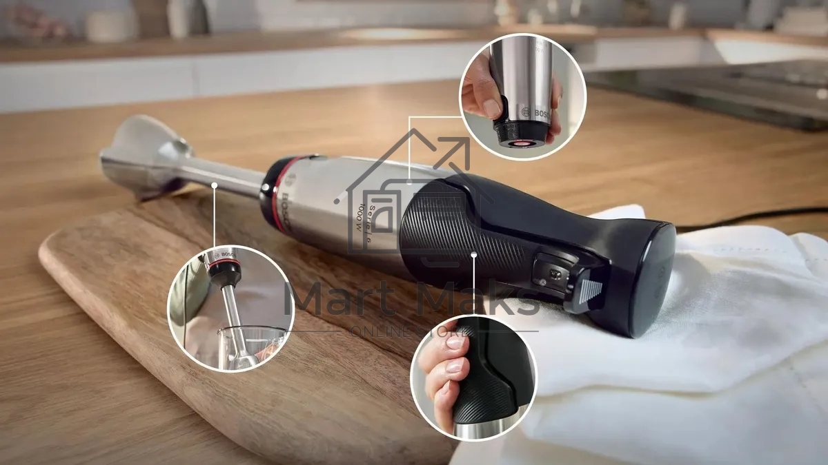 Блендер погружной Bosch MSM6M622 1000Вт черный