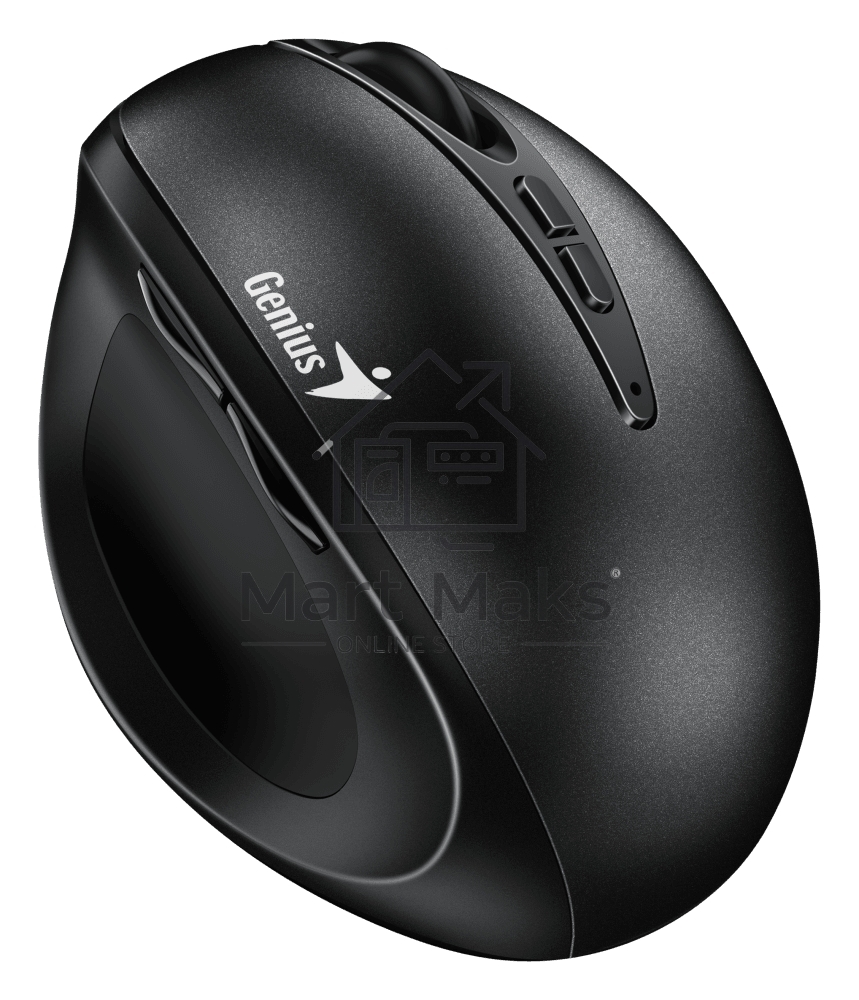 Мышь беспроводная Genius Ergo 8300S черный, 1600 dpi, радиоканал, USB, кнопки - 7