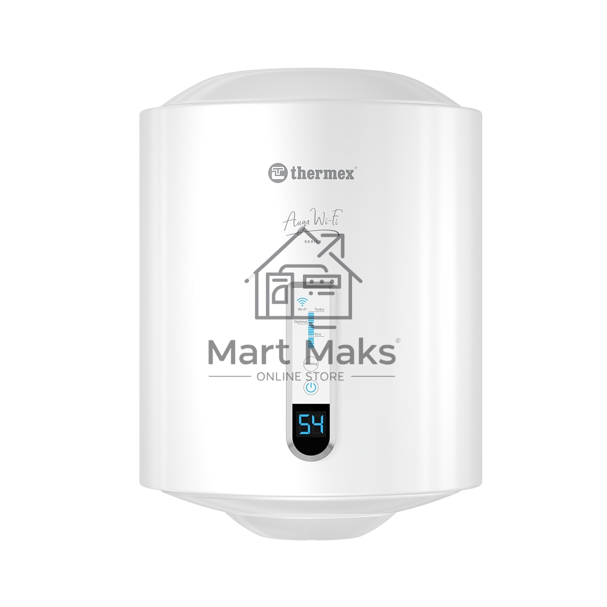Водонагреватель накопительный Thermex Auga 30 V Slim Wi-Fi