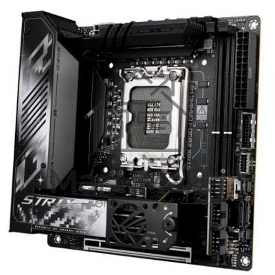 Материнская плата ASUS ROG STRIX Z890-I GAMING WIFI, LGA 1851, Intel Z890, 2xDDR5, 2xSATA, 2xM.2, 1xPCIe 5.0 x16, 1xHDMI, 2xUSB-C Thunderbolt 4, 1xUSB-C 20Gbps, 3xUSB-A 10Gbps, 1xUSB-A 5Gbps, 2xUSB-A 2.0, 1x 2.5Gb LAN, Mini-ITX