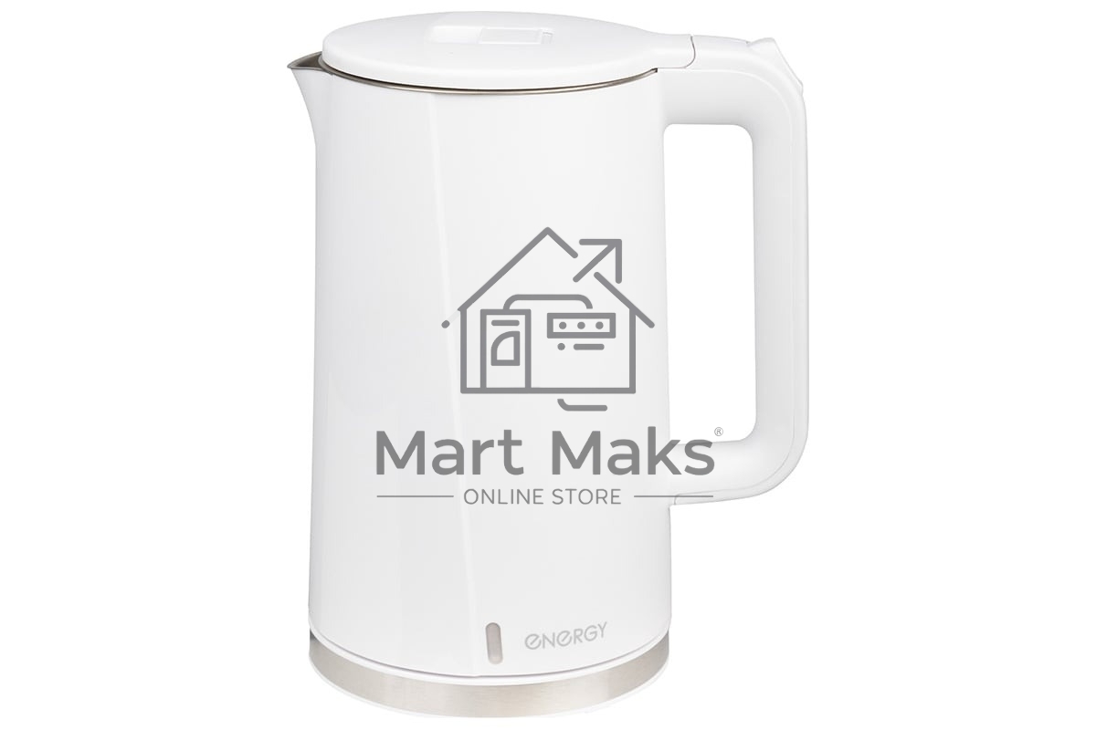 Чайник электрический Energy E-208 1.7л белый, двойной корпус