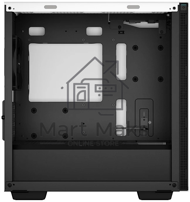 Компьютерный корпус Deepcool CH370 белый без БП mATX 1x120mm 1xUSB2.0 1xUSB3.0 audio bott PSU