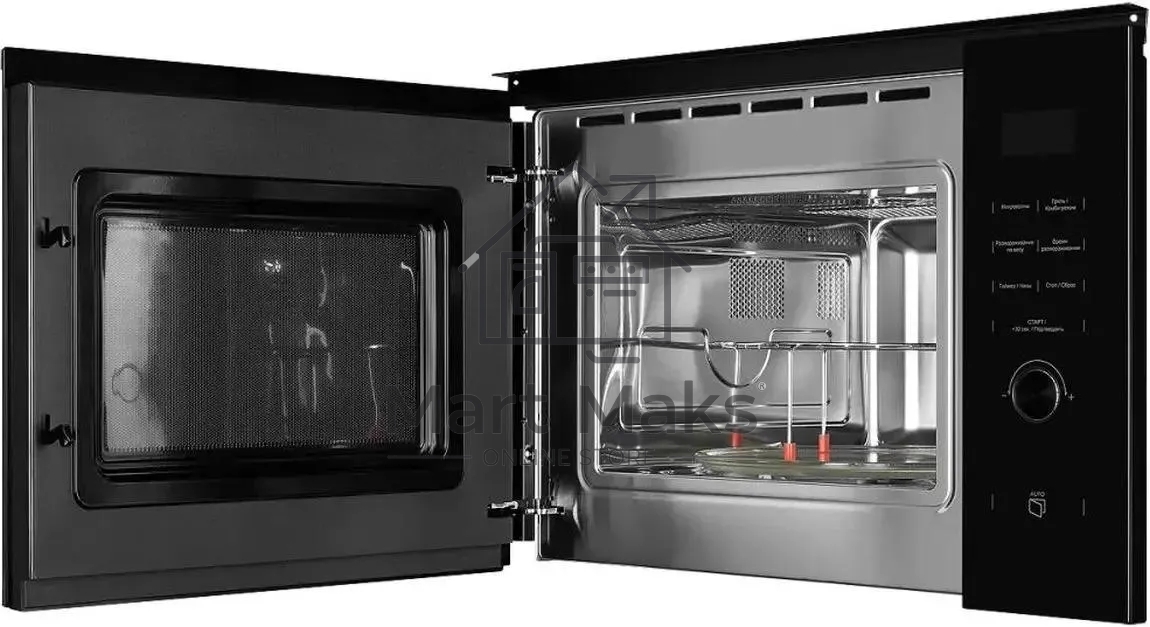 Встраиваемая микроволновая печь Kuppersberg HMW 650 BL встраиваемая, 38х56х55 см, 25л., 900Вт, 8 программ, гриль, черный