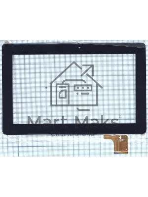 Сенсорное стекло (тачскрин) FPC-FC101S347-00, черное