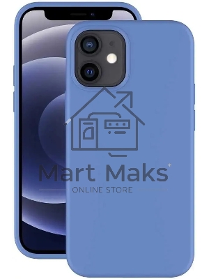 Чехол (клип-кейс) DEPPA Gel Color, для Apple iPhone 12 mini, синий [87762]