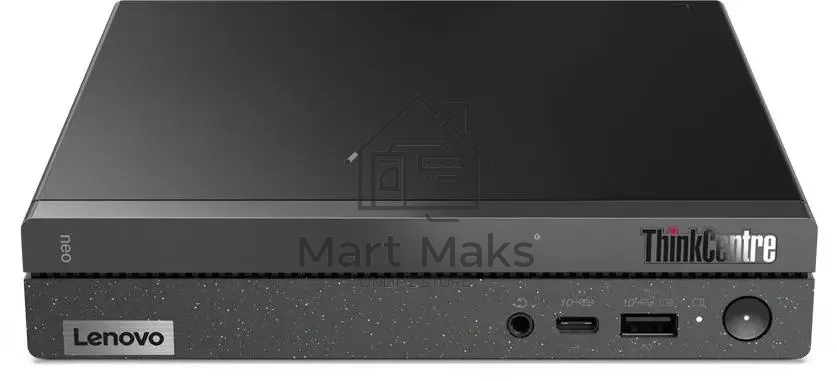 Неттоп Lenovo ThinkCentre Neo 50q Gen 4 i3 1215U (1.2) 8Gb SSD256Gb UHDG noOS WiFi BT 65W kb мышь клавиатура черный (12LN0028RU)
