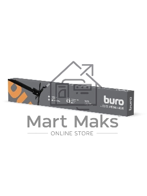 Кронштейн для проектора Buro PR04-140B черный макс.15кг потолочный поворот и наклон