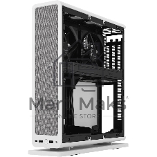 Компьютерный корпус без блока питания Fractal Design Ridge, 2x140mm, 2xUSB-A 3.2 + 1xUSB 3.2 Type-C, SFX PSU Support, mITX White