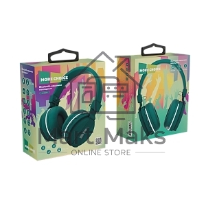 Наушники беспроводные накладные MORE CHOICE (4610196401046) HW15 Green