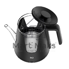 Чайник электрический BQ KT0046DW черный, 2200 Вт, 1л
