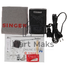 Швейная машина Singer M 2105 белый, электромеханическая, вертикальный качающийся, 8 операций, петля полуавтомат