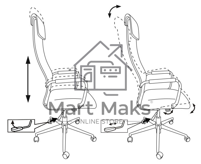 Кресло руководителя Бюрократ Chair Brt KB-9N/ECO/BLACK (1140275)