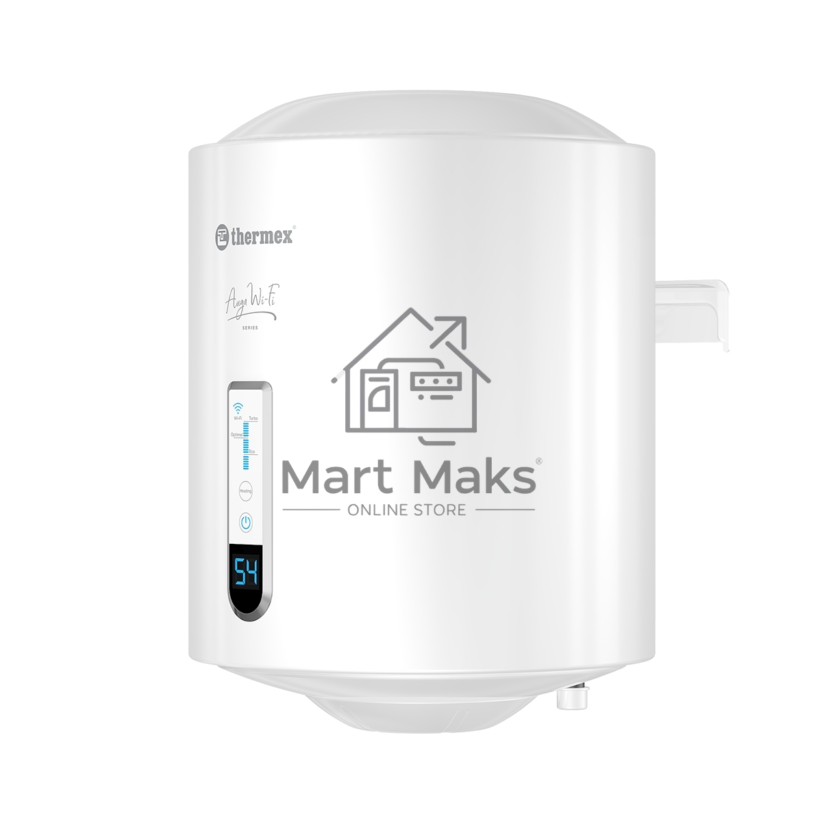 Водонагреватель накопительный Thermex Auga 30 V Slim Wi-Fi
