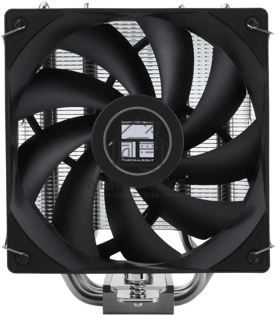 Устройство охлаждения(кулер) Thermalright Assassin X 120 v2 Soc-AM5/AM4/1151/1200/1700 черный 4-pin 25.6dB Al+Cu 700gr Ret (AX120-V2)