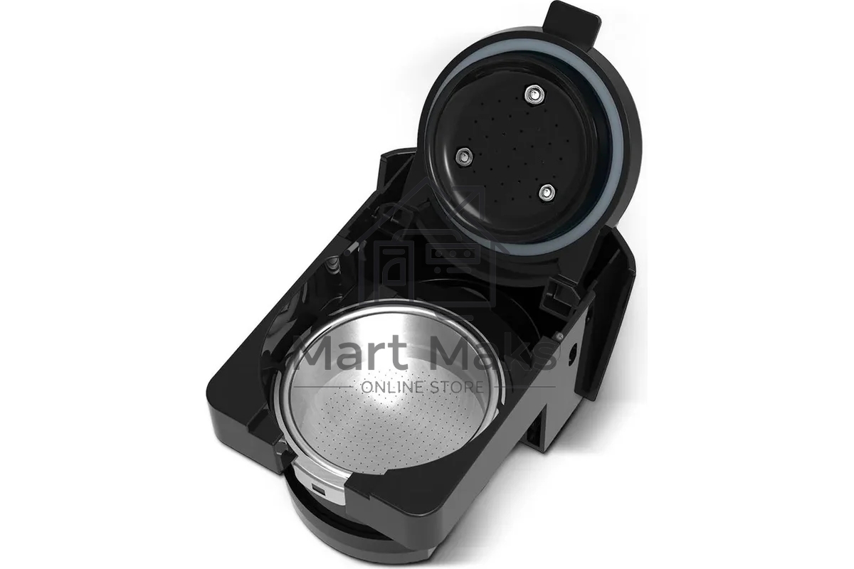 Кофеварка 3 в 1 BQ CM3000 черный-красный, исп. кофе - капсулы/молотый, 0.6 л, 1450 Вт, 19 бар