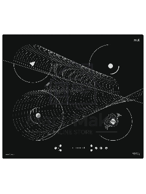 Индукционная варочная панель Krona MERIDIANA 60 BL независимая, черный