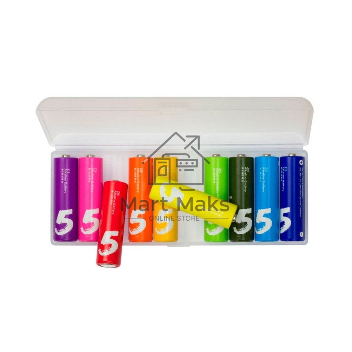 Прочее ZMI Батарейки ZI5 AA501 AA rainbow alkaline battery (10pcs) (ZMKAA501CNCM) 
