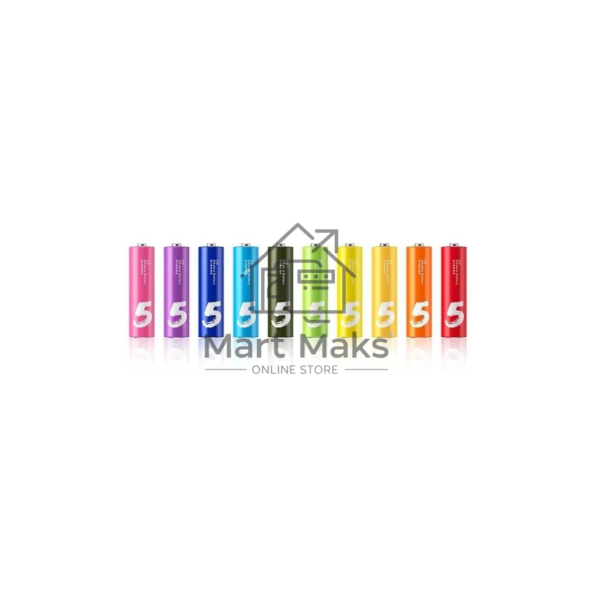 Батарея CUKTECH AA rainbow alkaline (10 шт.)
