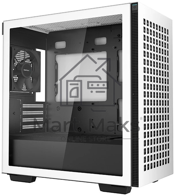 Компьютерный корпус Deepcool CH370 белый без БП mATX 1x120mm 1xUSB2.0 1xUSB3.0 audio bott PSU