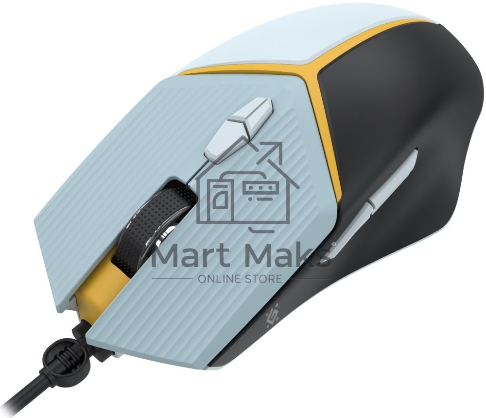 Мышь проводная Defender Shotgun GM-176 серый, 3600 dpi, USB, кнопки - 6