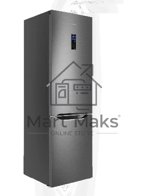 Холодильник Maunfeld MFF195NFIX10 нержавеющая сталь двухкамерный 252/98л морозилка снизу, No Frost