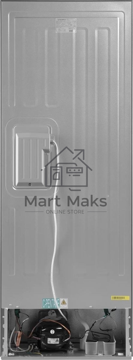 Холодильник Maunfeld MFF180NFSE01 нержавеющая сталь трехкамерный 224/113л морозилка снизу, No Frost