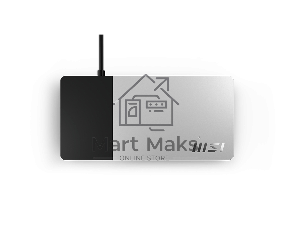 Док-станция MSI USB-C Docking Station Gen 2 / 1xType-C(USB3.2Gen2/DP)/1xType-C USB3.2Gen2/2xType-A USB3.2Gen2/1xType-A USB2.0/1xHDMI2.1/1xDP/1xRJ45/1xComboJack/150W adapter