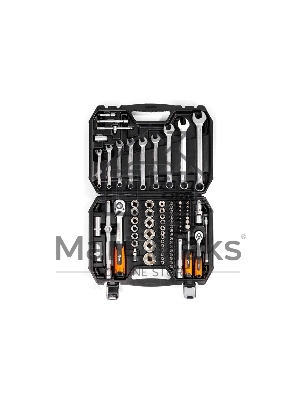 Набор автоинструмента 1/2 и 1/4. 82 предмета НАИ-06/82