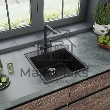 Кухонная мойка Maunfeld Perla 460 MFQS-460B черный