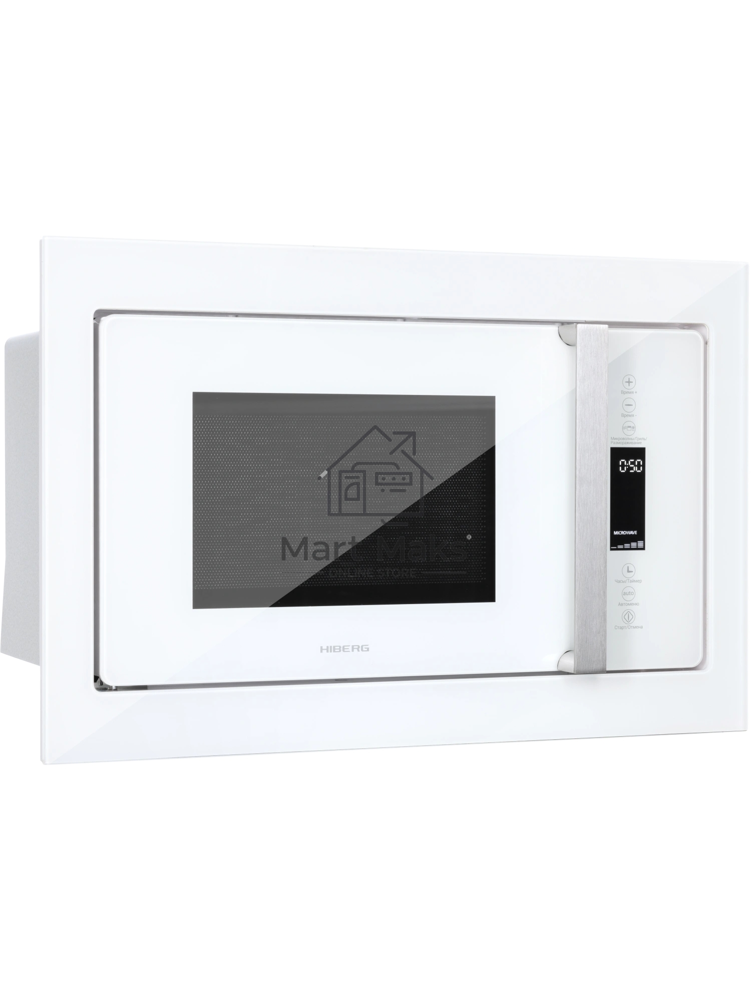 Встраиваемая микроволновая печь HIBERG i-VM 8505 W (инверторная)