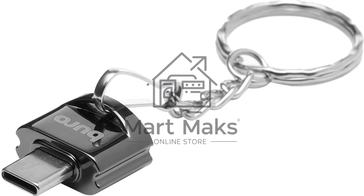 Кард-ридер Buro BU-CR-201/черный/MMC/MS/RS-MMC/SD/SDHC/USB 2.0/пластик