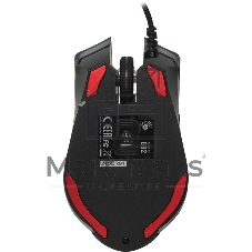 Мышь проводная A4Tech Bloody Q82 черный, 3200 dpi, USB, кнопки - 8