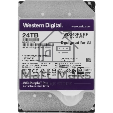 Жесткий диск HDD WD Purple Pro 24Tb 7200rpm SATA 512Mb 3.5