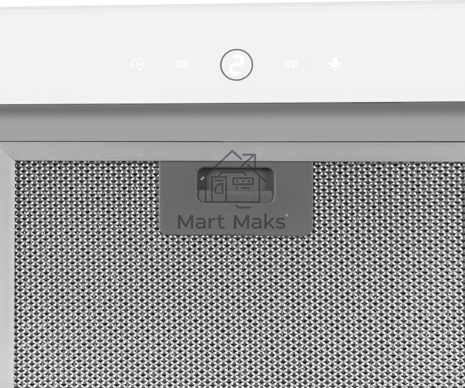 Вытяжка встраиваемая Weissgauff Aura 850 WH белый, 52 см, 850 куб. м/ч, 49 дБ