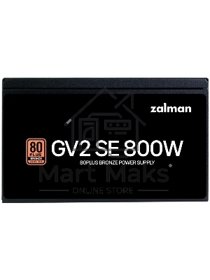 Блок питания Zalman ZM800-GV2SE, 800W, 120мм, черный