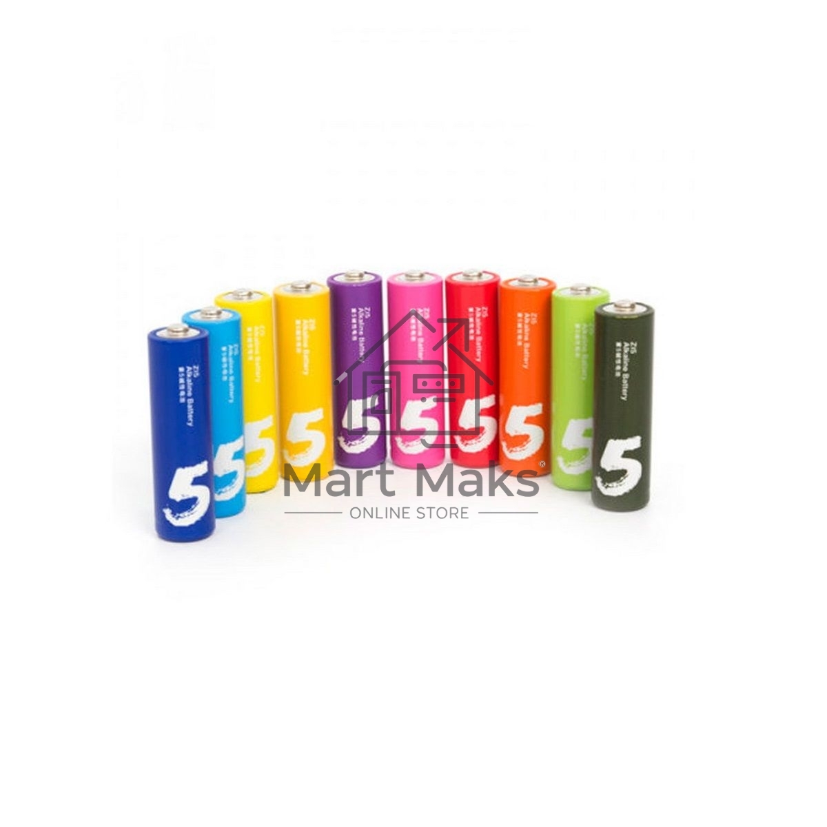 Прочее ZMI Батарейки ZI5 AA501 AA rainbow alkaline battery (10pcs) (ZMKAA501CNCM) 