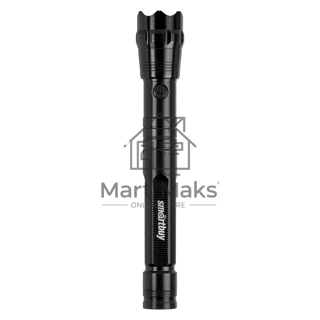Светодиодный алюминиевый фонарь Smartbuy SBF-600-K 1Вт 2AA, черный
