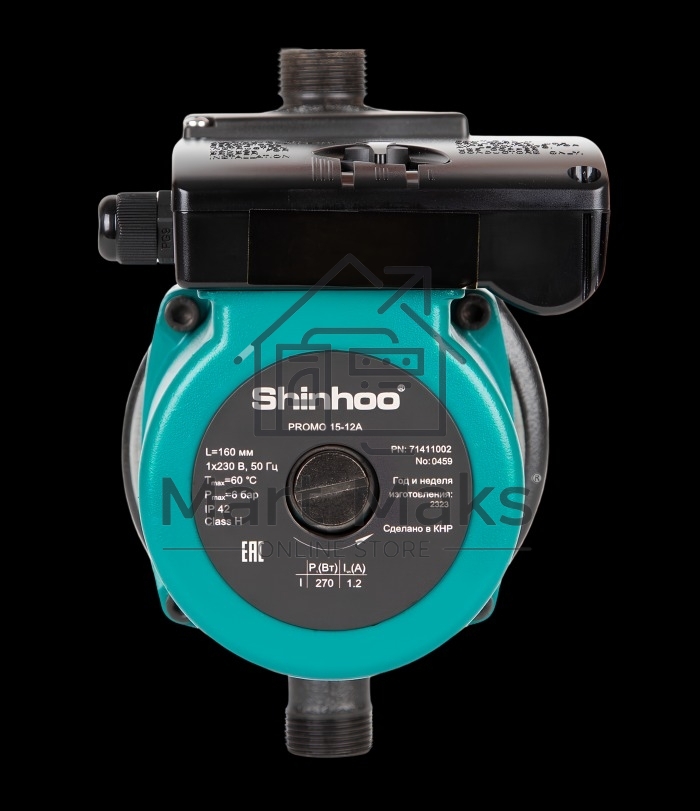 Насос циркуляционный Shinhoo PROMO 15-12A