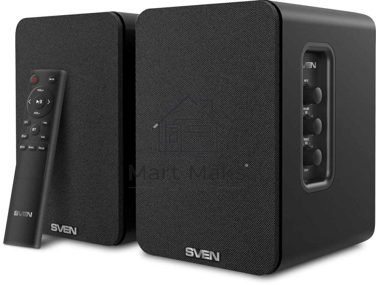 Акустическая система SVEN АС SPS-830 2.0 черный 60Вт BT