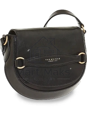 Сумка кросс-боди женская The Bridge Bettina 04371201/30 черная натур.кожа