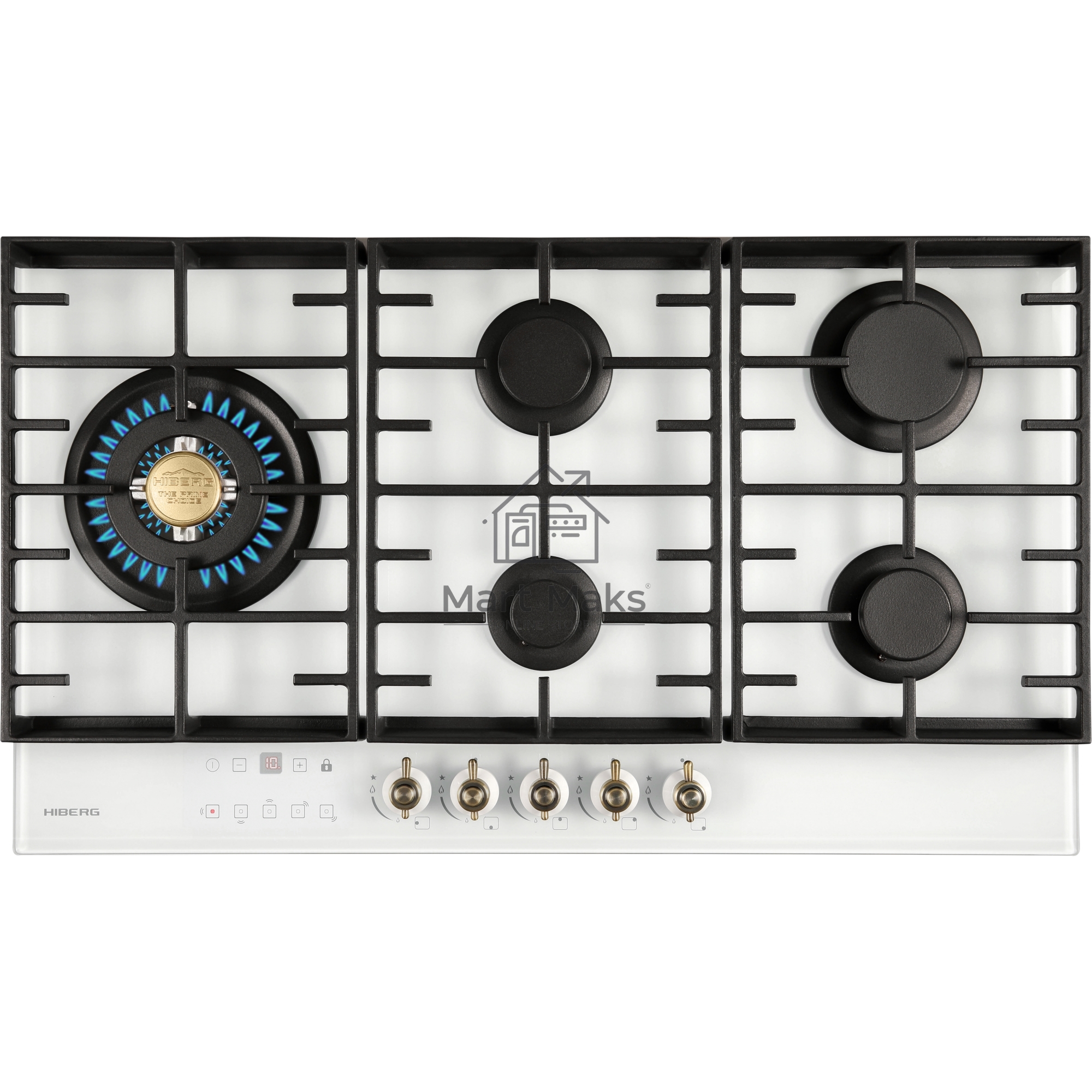 Варочная поверхность HIBERG VM 9155 W, белый