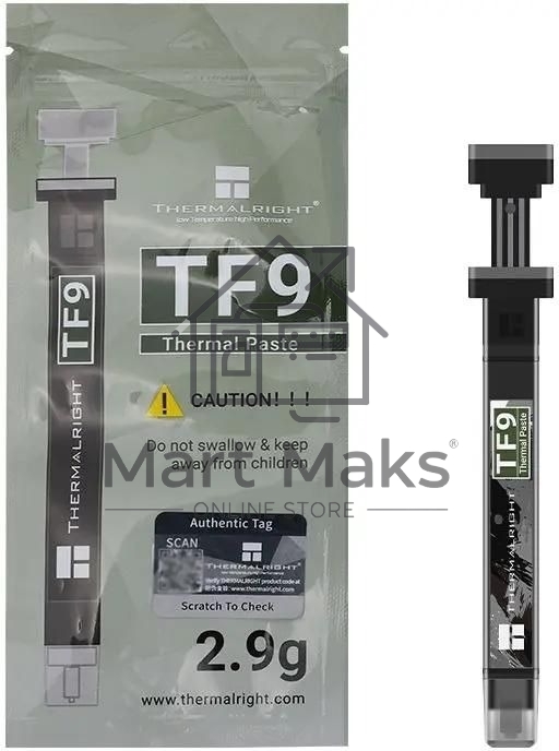 Термопаста Thermalright TF9-2.9G 14Вт/(м-К) шприц 2.9гр.