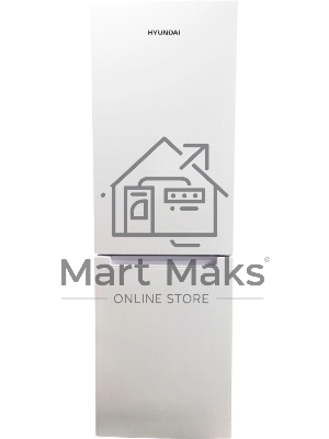Холодильник Hyundai CC30031 белый двухкамерный 194/102л морозилка снизу ручное размораживание